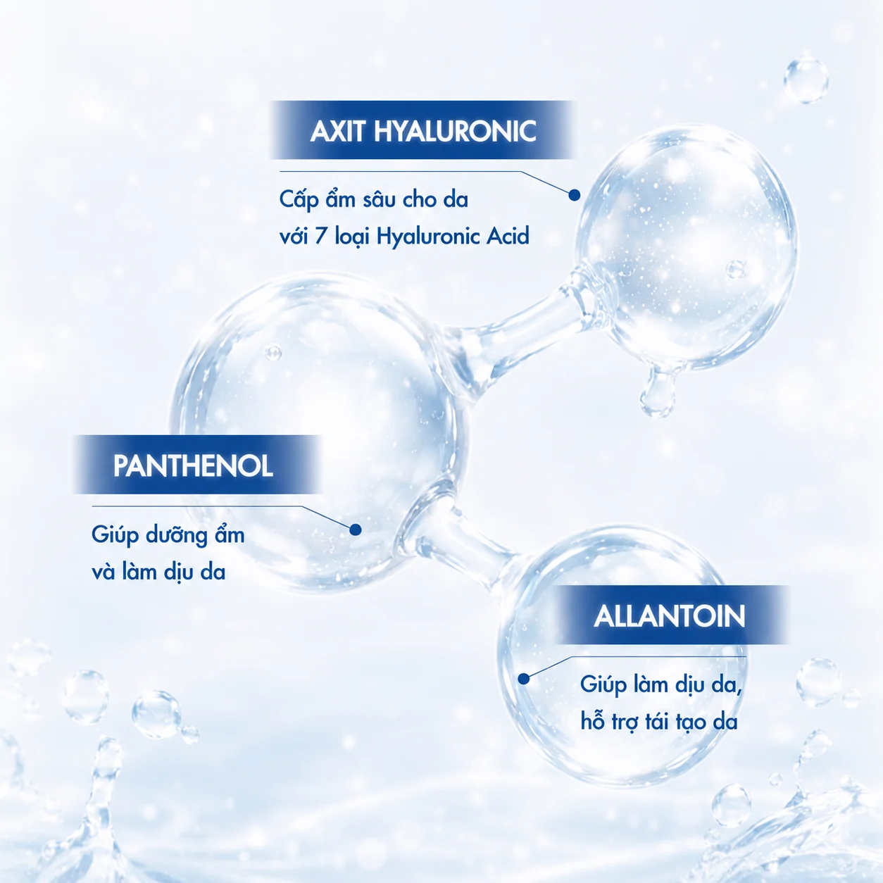 AMYJANE Deep Hydration Sheet Mask panthenol allantoin and hyaluronic acid ingredients