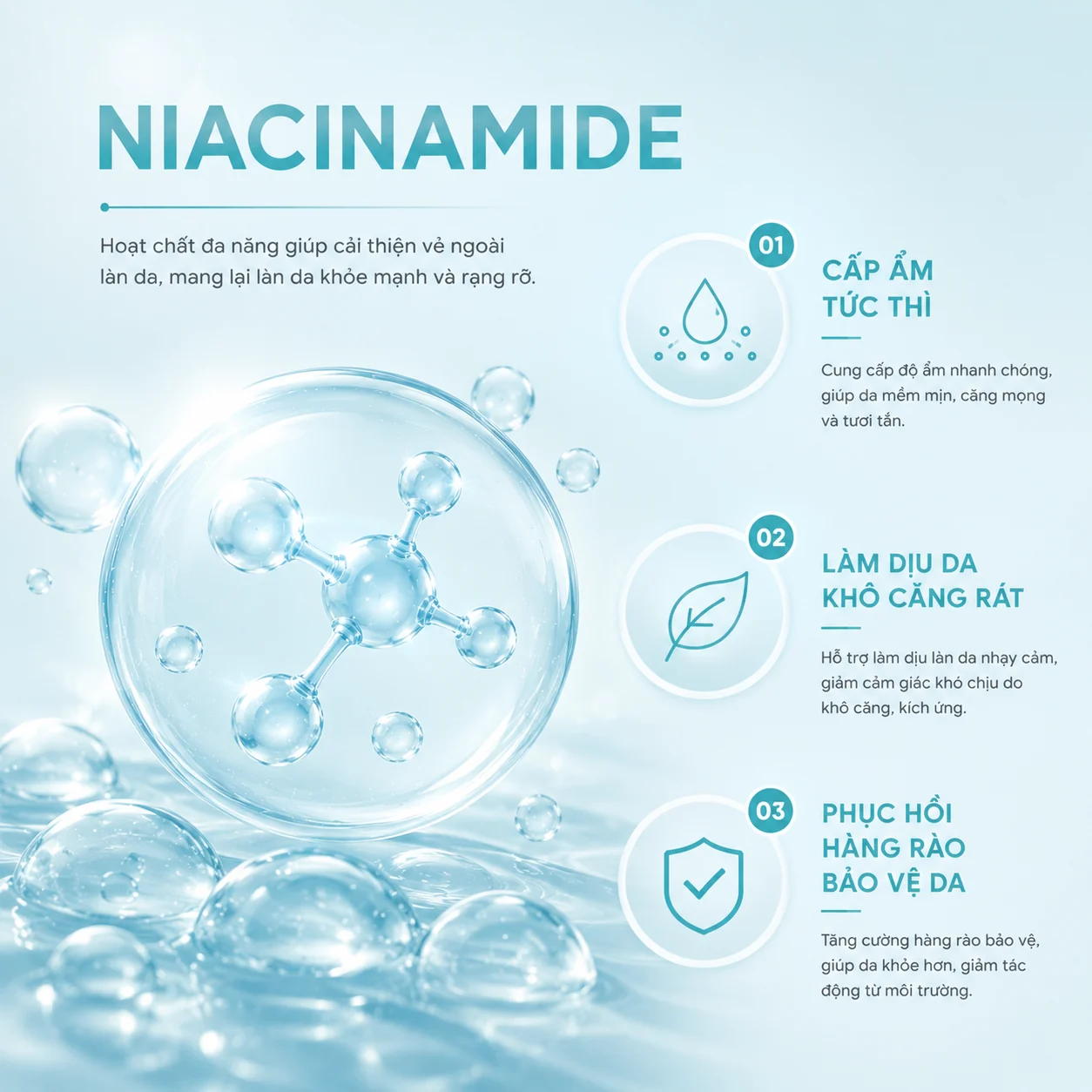 AMYJANE Soothing Hydra-Repair Sheet Mask niacinamide ingredient story