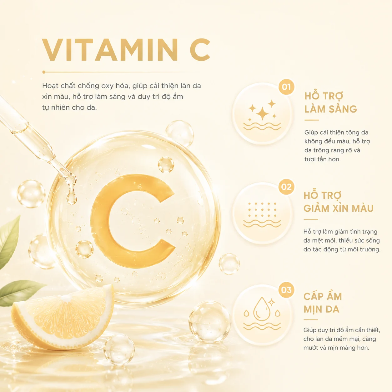 AMYJANE Vitamin C Brightening Gel Mask vitamin C ingredient story